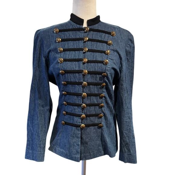 Vintage Ice Nine Military Style Jacket Castlecore Sz 6 Rare Collector Piece - Picture 2 of 6